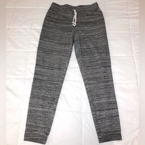 Fleece Drawstring Joggers, Heather Grey